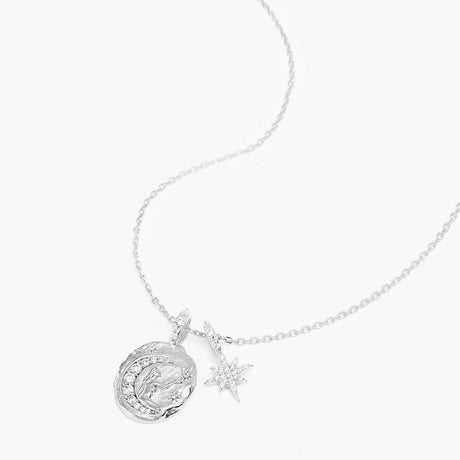 BELIEVE SMALL NECKLACE SILVER